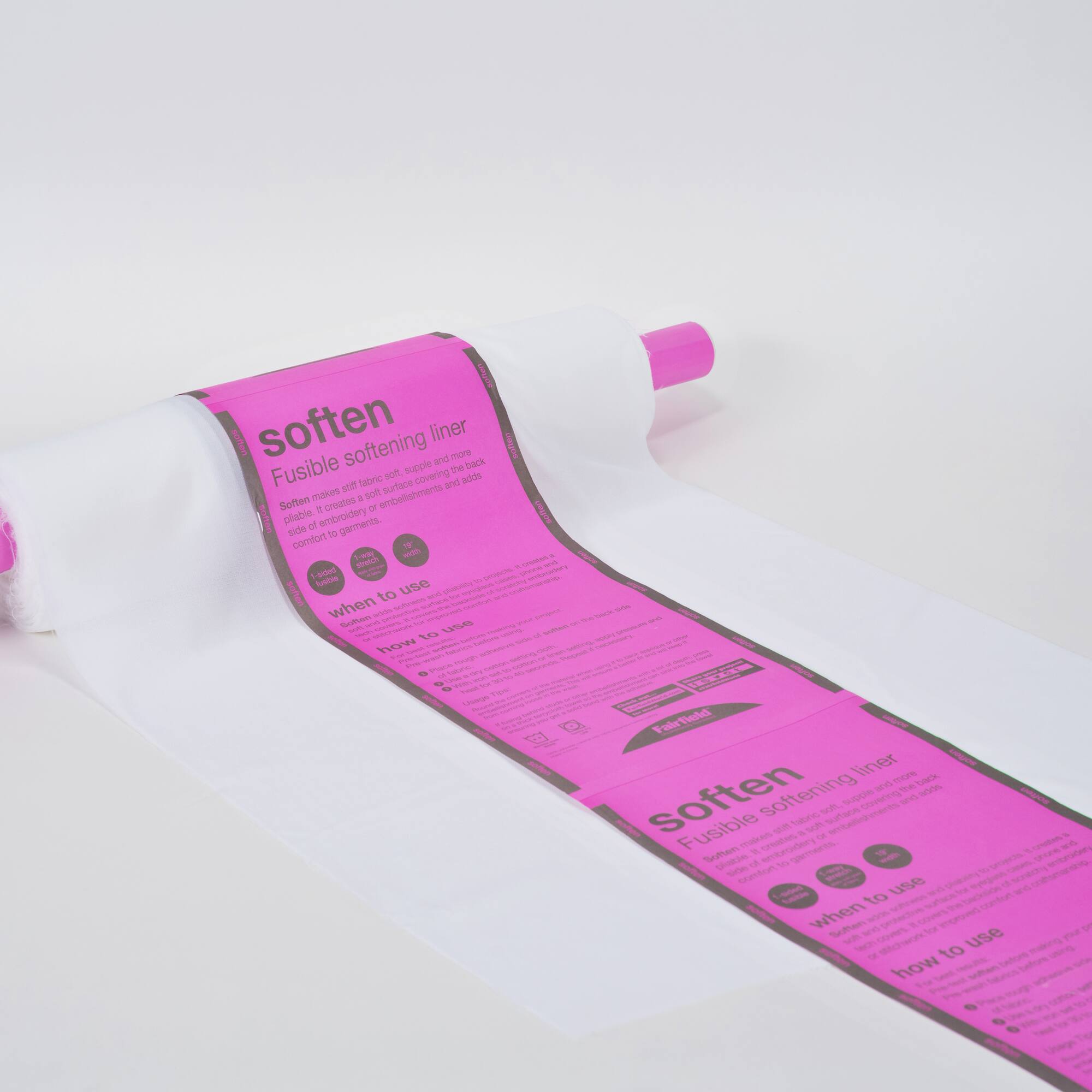 Soften Fusible Interfacing Roll, 19" x 20yd.